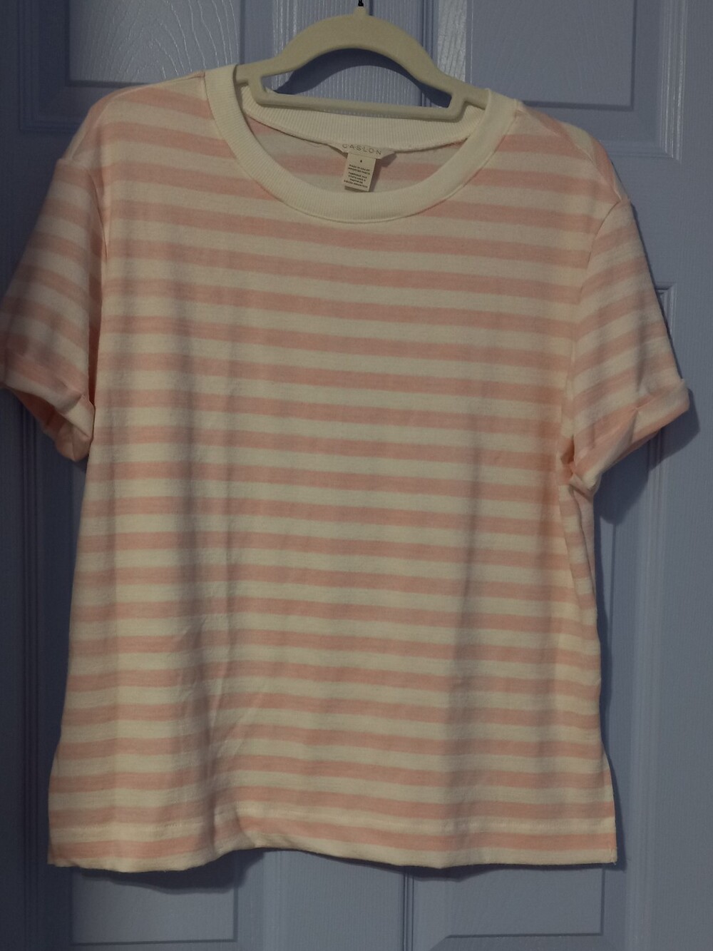 Pink & White Stripe Tee - Soft Everyday Top